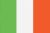 Irish flag: vertical green, white, and orange stripes side by side.